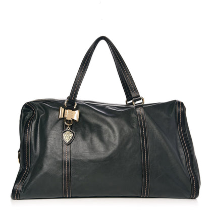 Gucci Calfskin Duchessa Large Boston Tote Bag Black 1 of 7