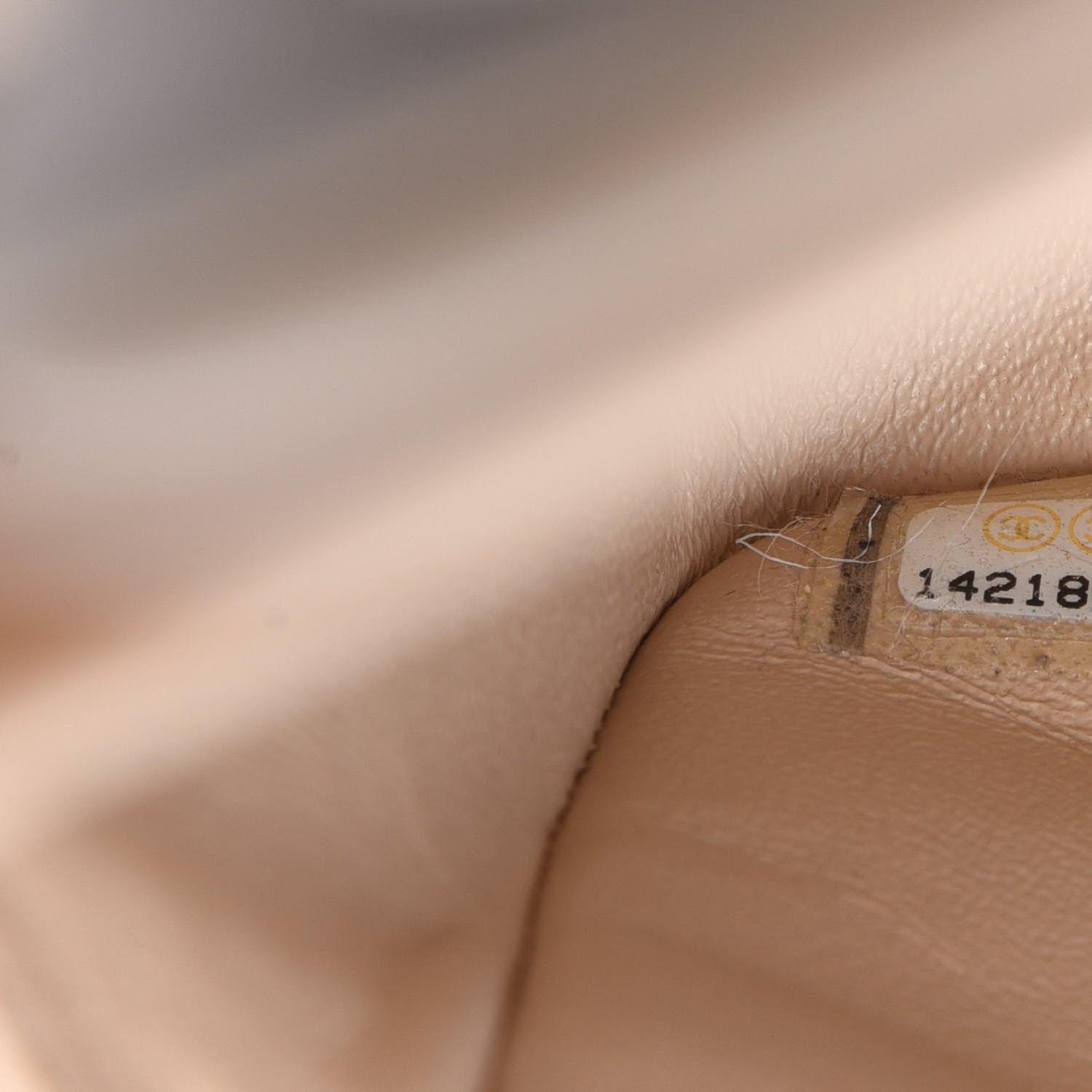 Chanel Lambskin Quilted Medium Double Flap Beige 7 of 22