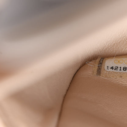 Chanel Lambskin Quilted Medium Double Flap Beige 7 of 22