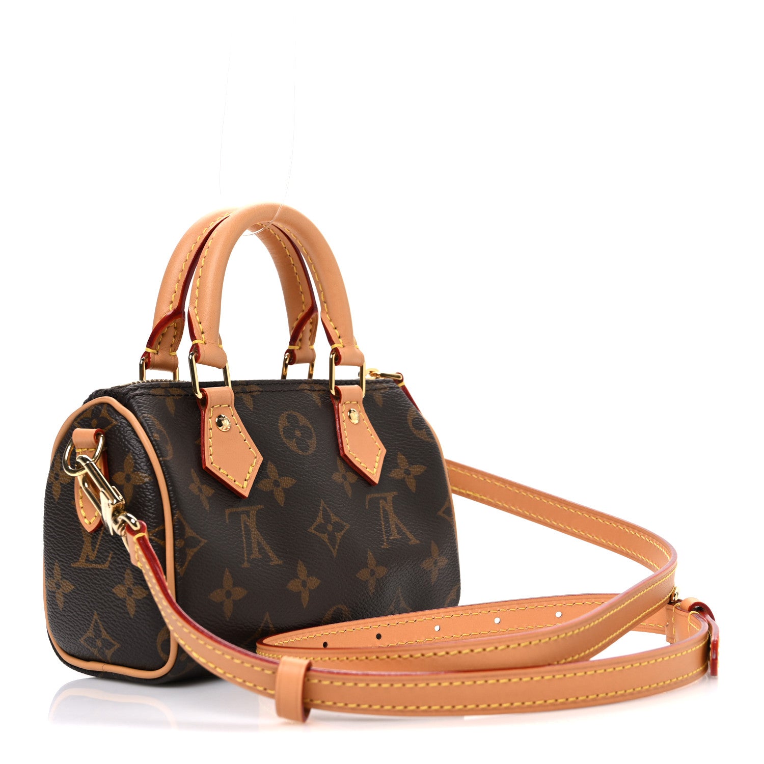 Louis Vuitton Monogram Nano Speedy Bandouliere 3 of 10