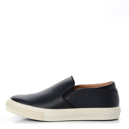 Louis Vuitton Epi Slip On Sneakers 10 Navy 1 of 9