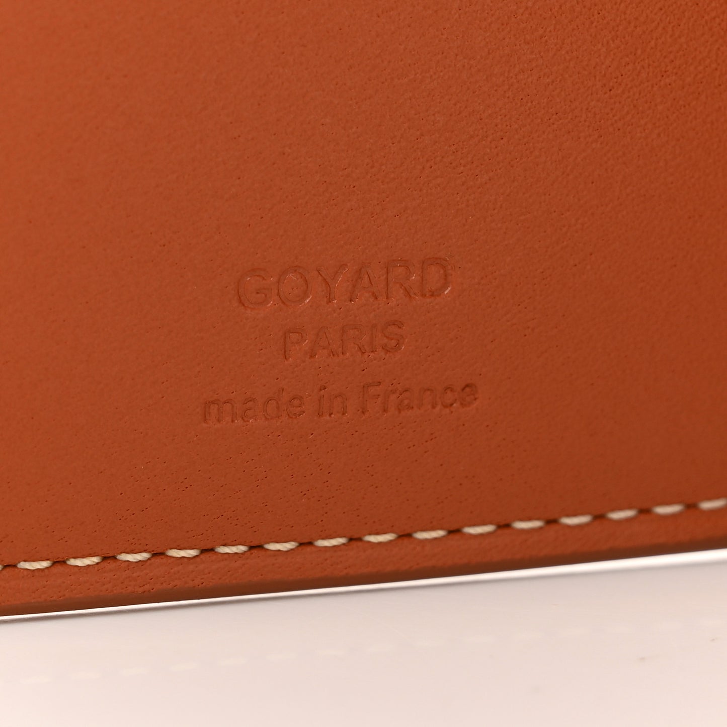 Calfskin Long Bi-Fold Wallet Gold