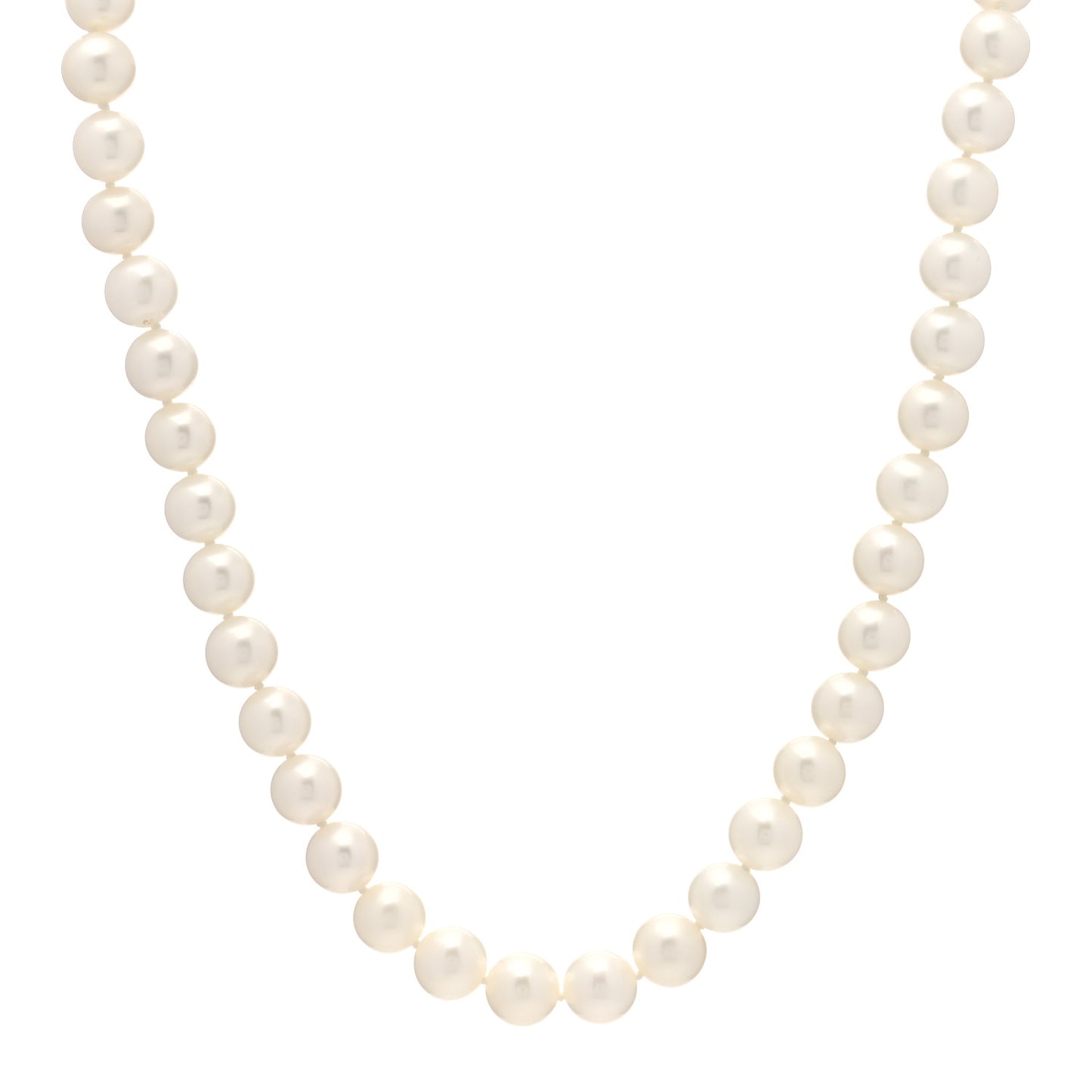Sterling Silver Freshwater Cultured Pearl 8-9mm Ziegfeld Necklace