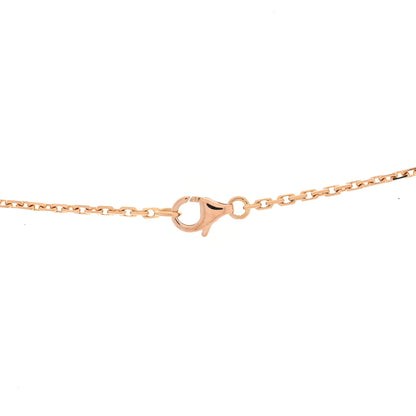 Cartier 18K Pink Gold Diamond Interlocking LOVE Necklace 4 of 4