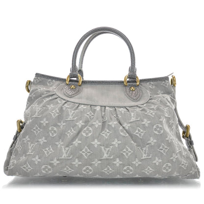 Louis Vuitton Denim Neo Cabby MM Grey 1 of 9