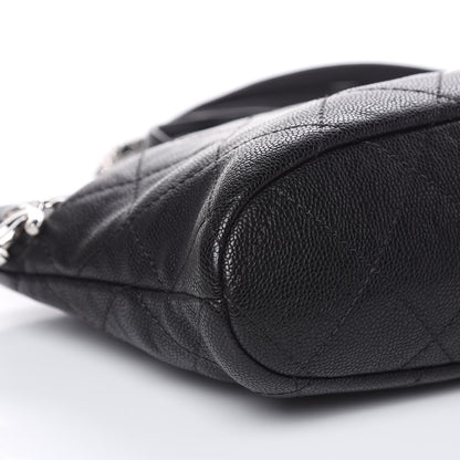 Chanel Caviar Quilted CC Shopping Tote Black 9 of 10