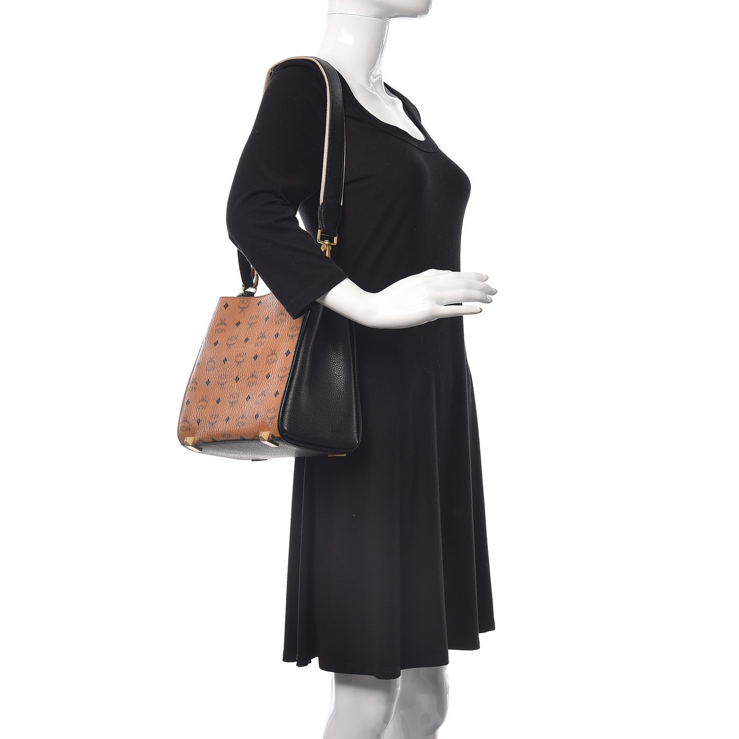 Visetos Small Corina Shoulder Bag Cognac