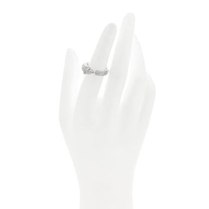 Cartier 18K White Gold Diamond Black Onyx Emerald Panthere De Cartier Ring 50 5.25 2 of 6