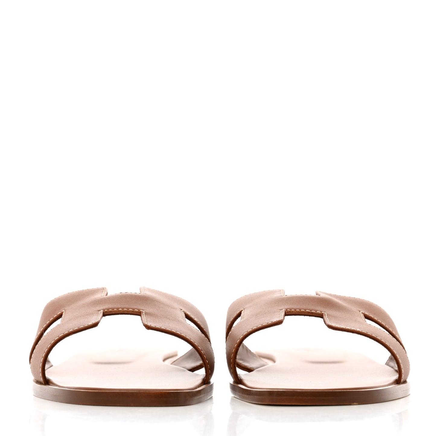 Box Calfskin Oran Sandals 40 Gold