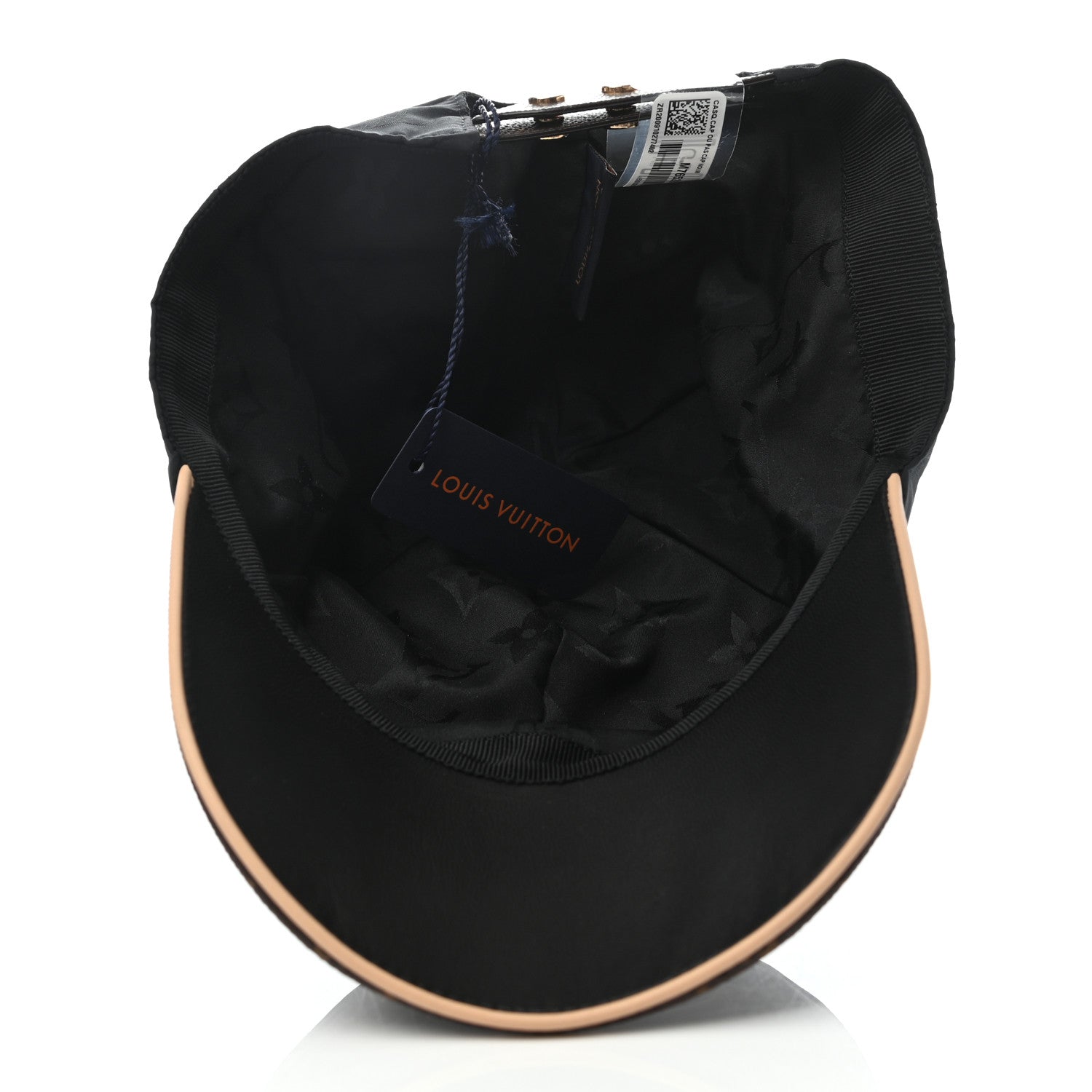 Louis Vuitton Polyester Silk Monogram LV Get Ready Cap M Black 7 of 9