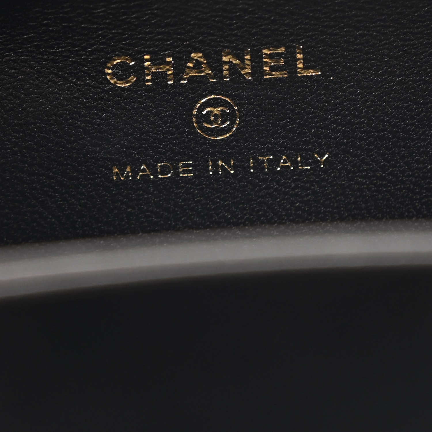 Chanel Lambskin Quilted Pearl CC Vanity Case Black 7 of 12