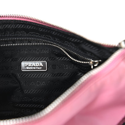 Prada Tessuto Nylon Pochette Bag Begonia 8 of 10