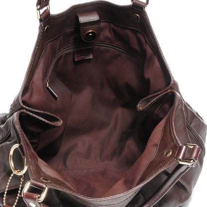 Gucci Leather Large Sukey Tote Dark Brown 9 of 9