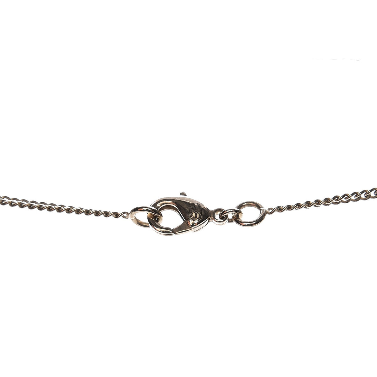 Chanel Enamel Charming Chic Classic Flap CC Charm Necklace Black 4 of 4