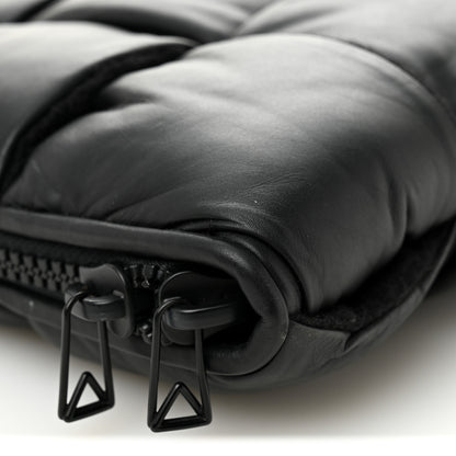 Bottega Veneta Calfskin Maxi Intrecciato Puffy Laptop Pouch Black 11 of 11