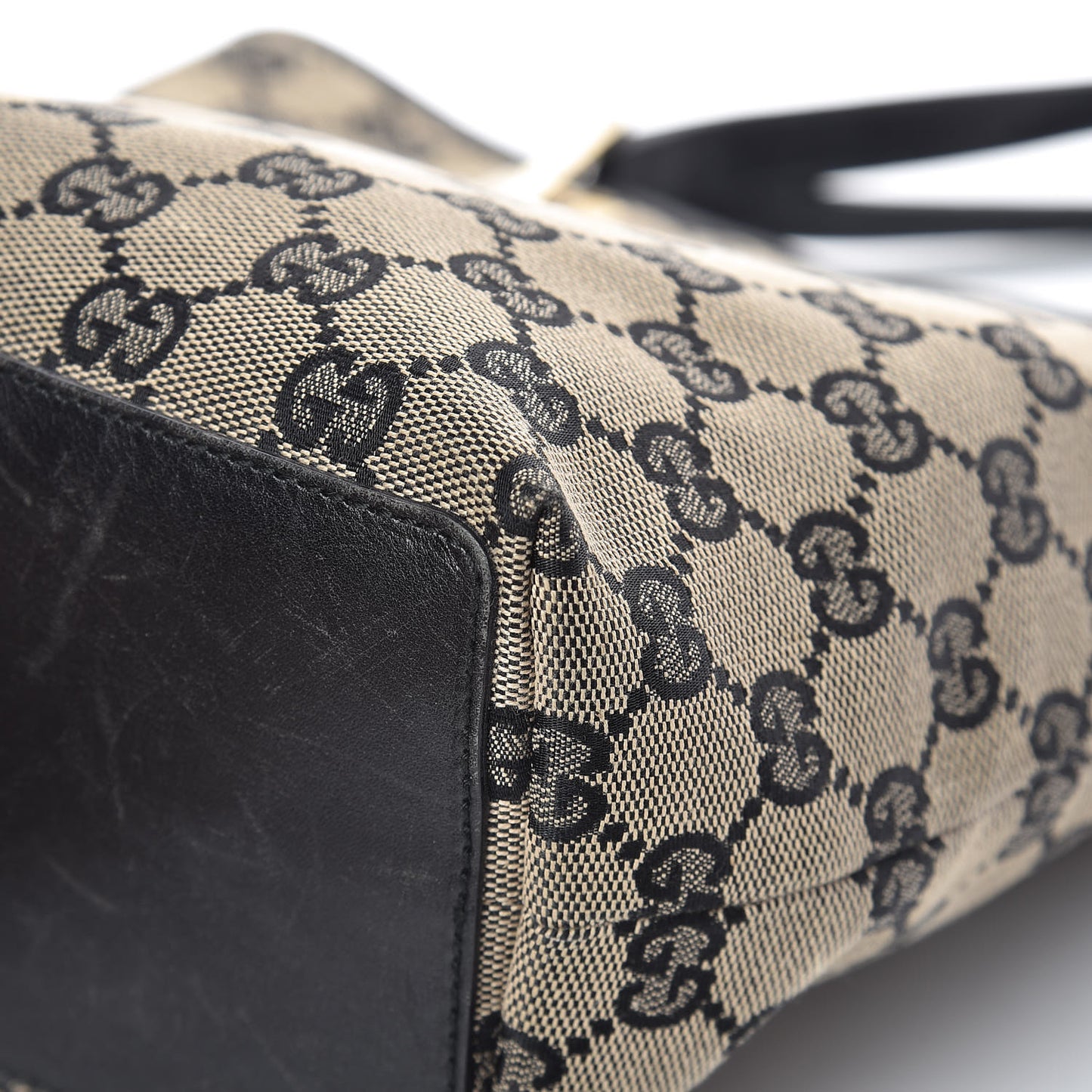 Monogram Small Bucket Tote Black