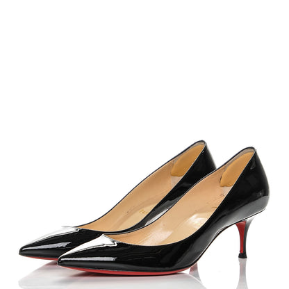 Christian Louboutin Patent Pigalle Follies 55 Pumps 40 Black 3 of 7