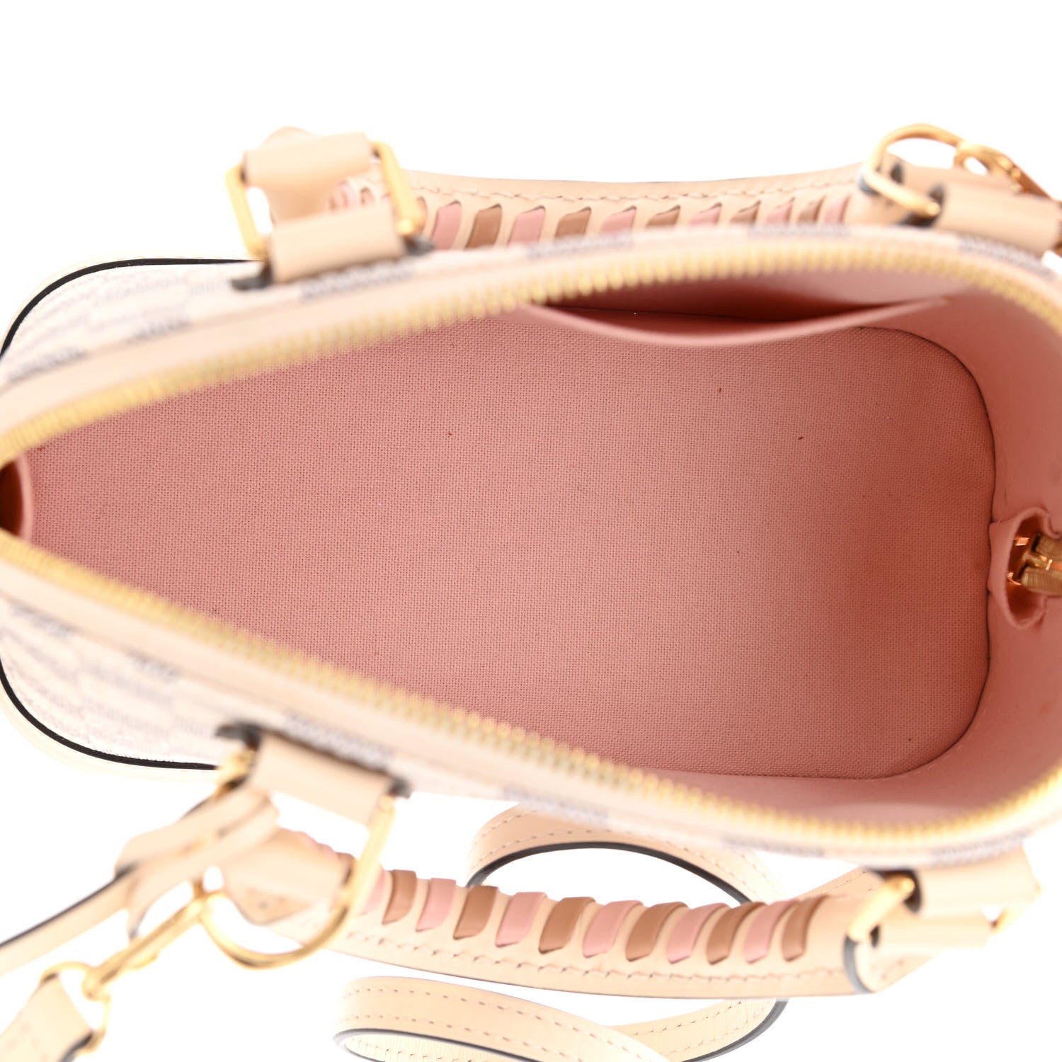 Louis Vuitton Damier Azur Braided Alma BB 5 of 8