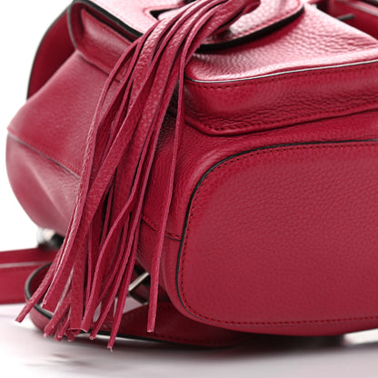 Gucci Cellarius Calfskin Medium Bamboo Backpack Petunia 8 of 11