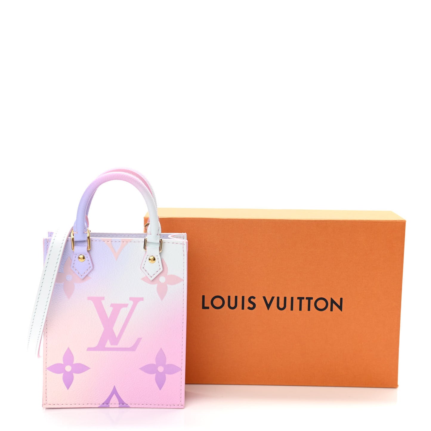 Monogram Giant Spring In The City Petit Sac Plat Sunrise Pastel