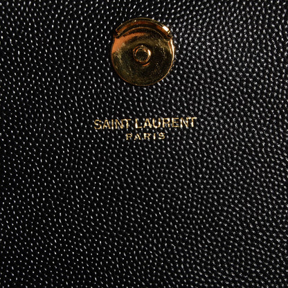 Saint Laurent Grain De Poudre Small Monogram Satchel Black 7 of 9