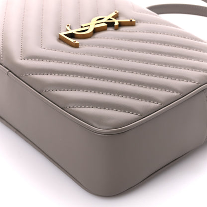 Saint Laurent Calfskin Matelasse Monogram Lou Camera Bag Greyish Brown 10 of 10