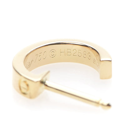 Cartier 18K Yellow Gold Small LOVE Hoop Earrings 6 of 6