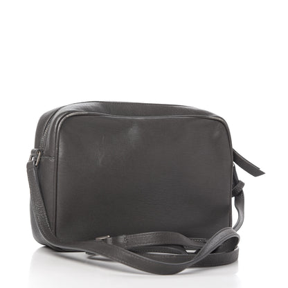 Saint Laurent Calfskin Monogram Small Lou Camera Bag Storm 3 of 14
