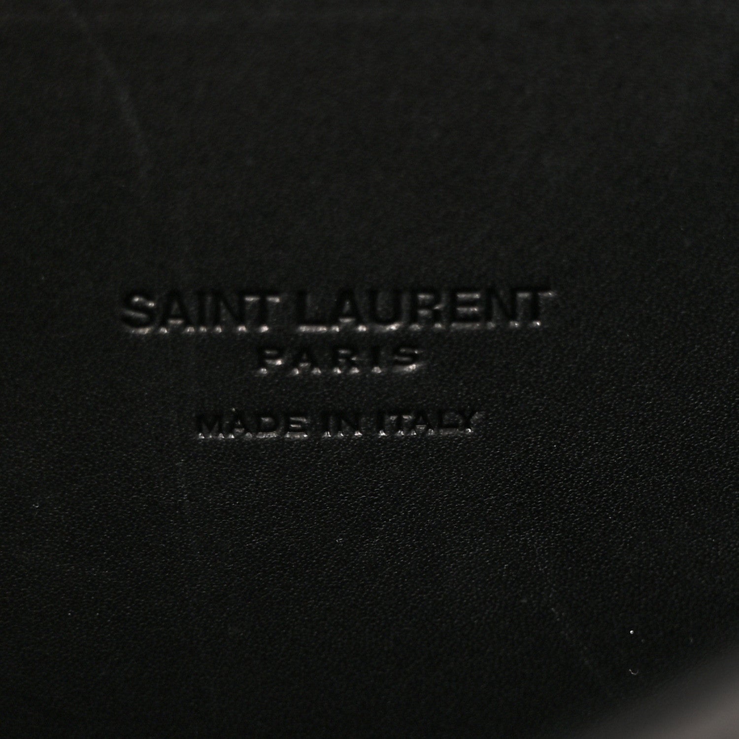 Saint Laurent Smooth Calfskin Monogram Medium Kaia Satchel Black 6 of 17
