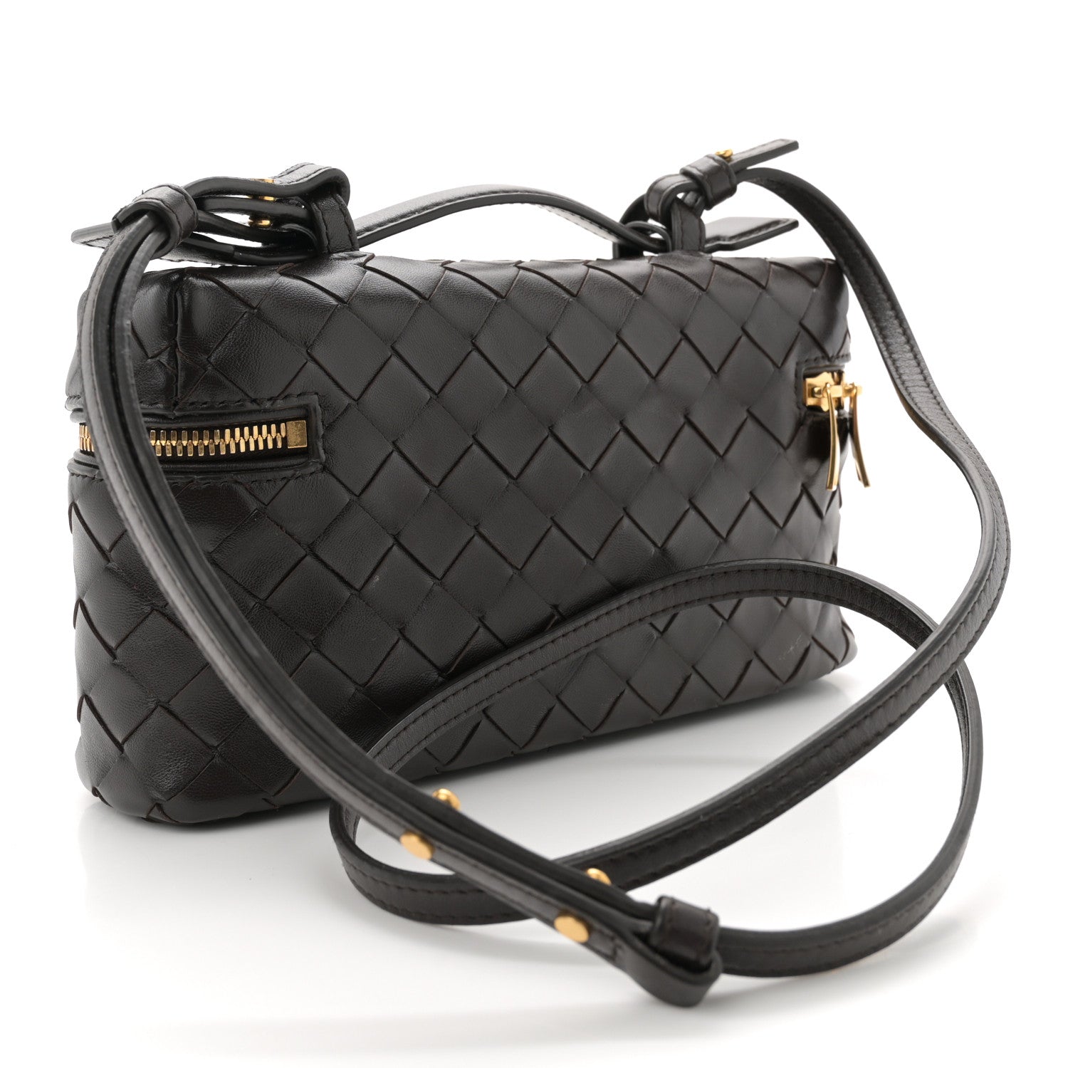 Bottega Veneta Nappa Intrecciato Bang Bang Vanity Case Fondant 3 of 10