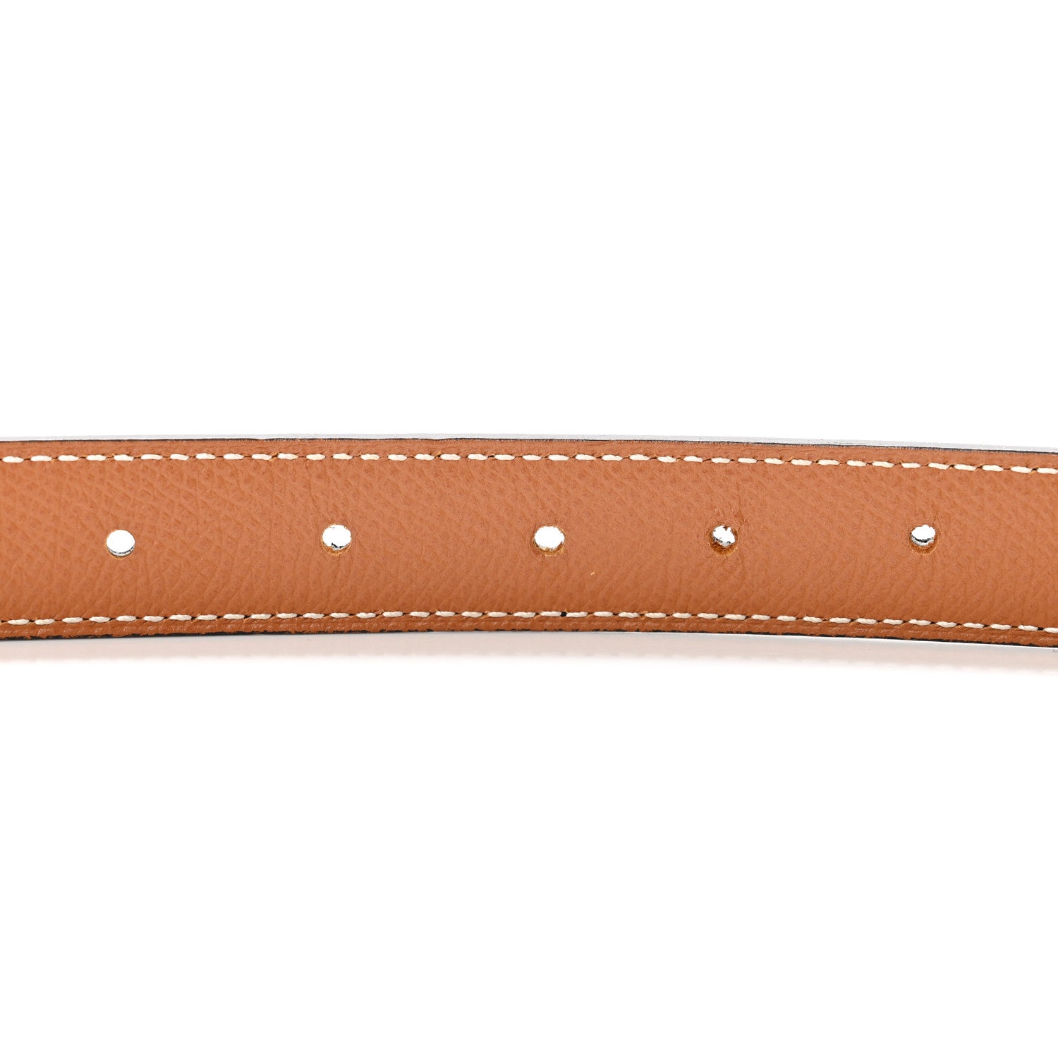 Hermes Swift Epsom 24mm Belt Strap 85/34 Black Gold 6 of 7