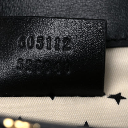 Gucci Metallic Cracked Calfskin Belt Bag Gold Black 7 of 13
