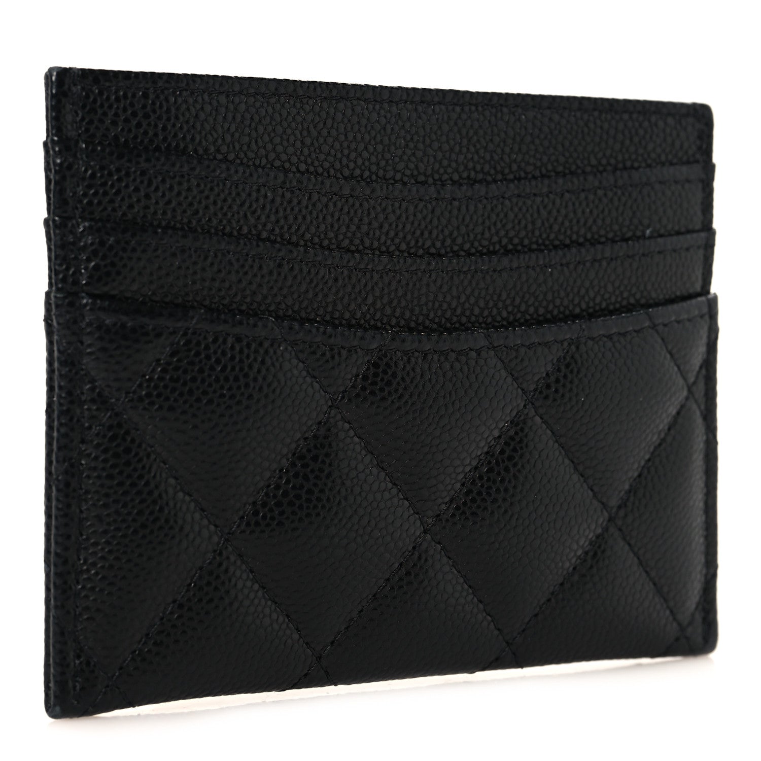 Chanel Caviar Quilted Multi Card Holder Black 3 of 9