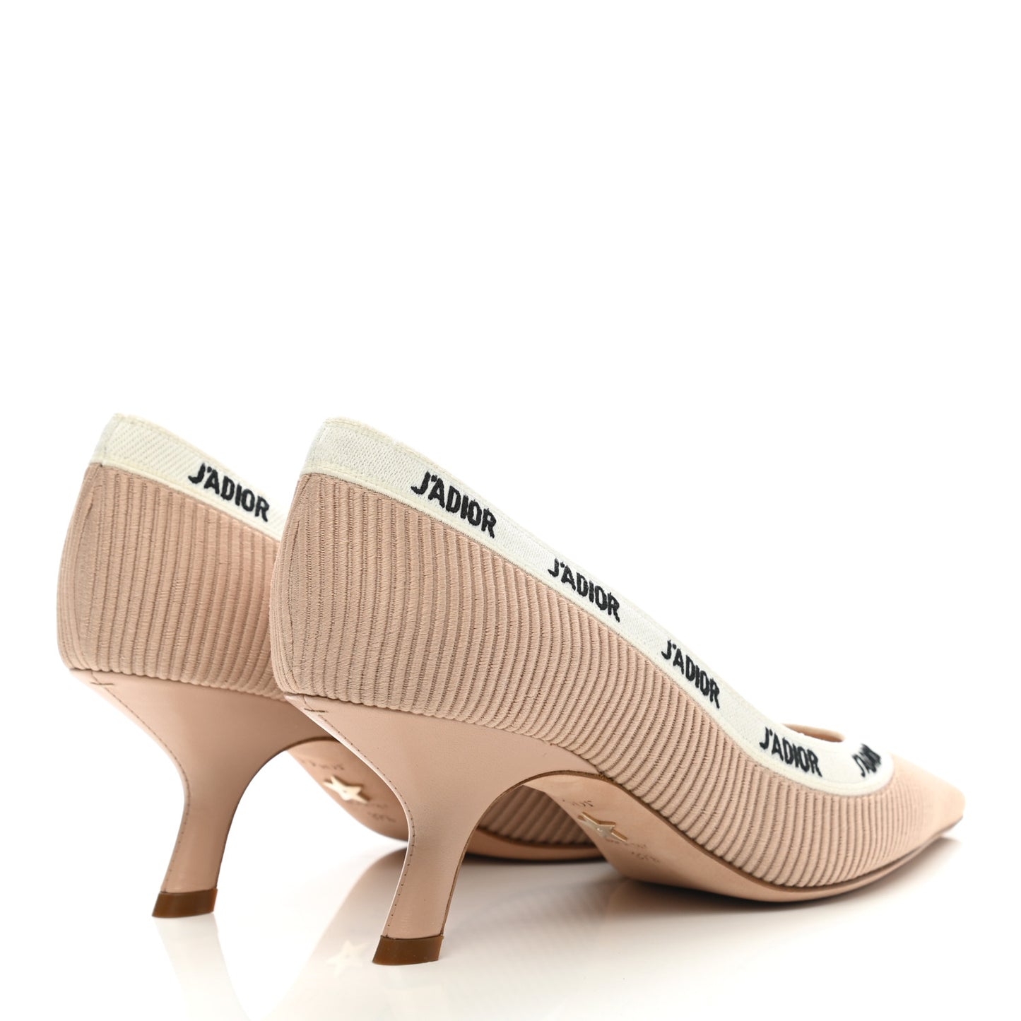 Technical Canvas Ribbon J 'Adior Pumps 37.5 Powder Nude