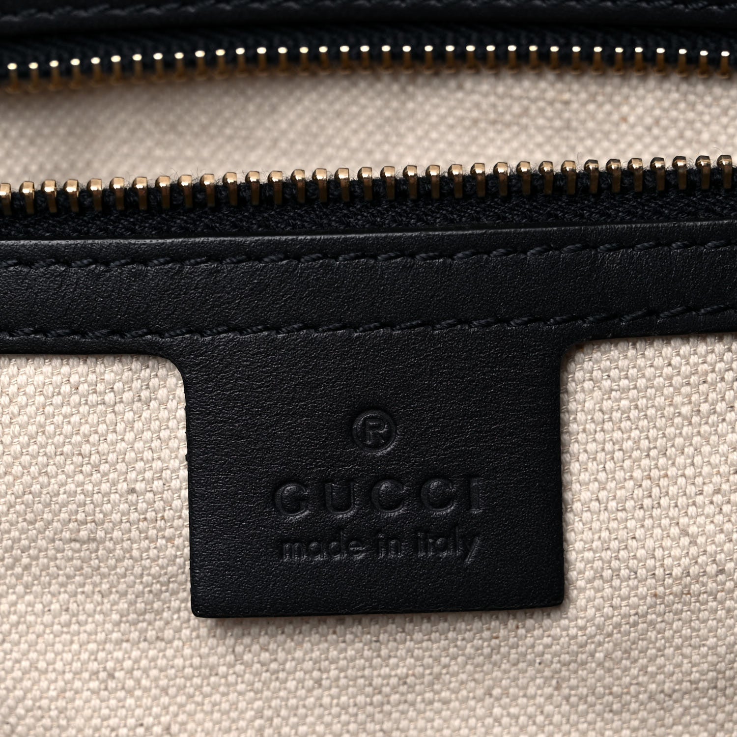 Gucci Monogram Selleria Calfskin Vintage Web Medium Boston Beige Blue 5 of 11