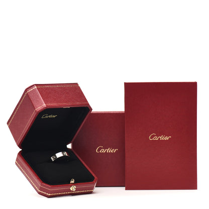 Cartier 18K White Gold 5.5mm LOVE Ring 65 11 5 of 5