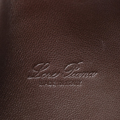 Loro Piana Water Snakeskin L19 Extra Pocket Pouch Dark Chocolate Licorice 6 of 10