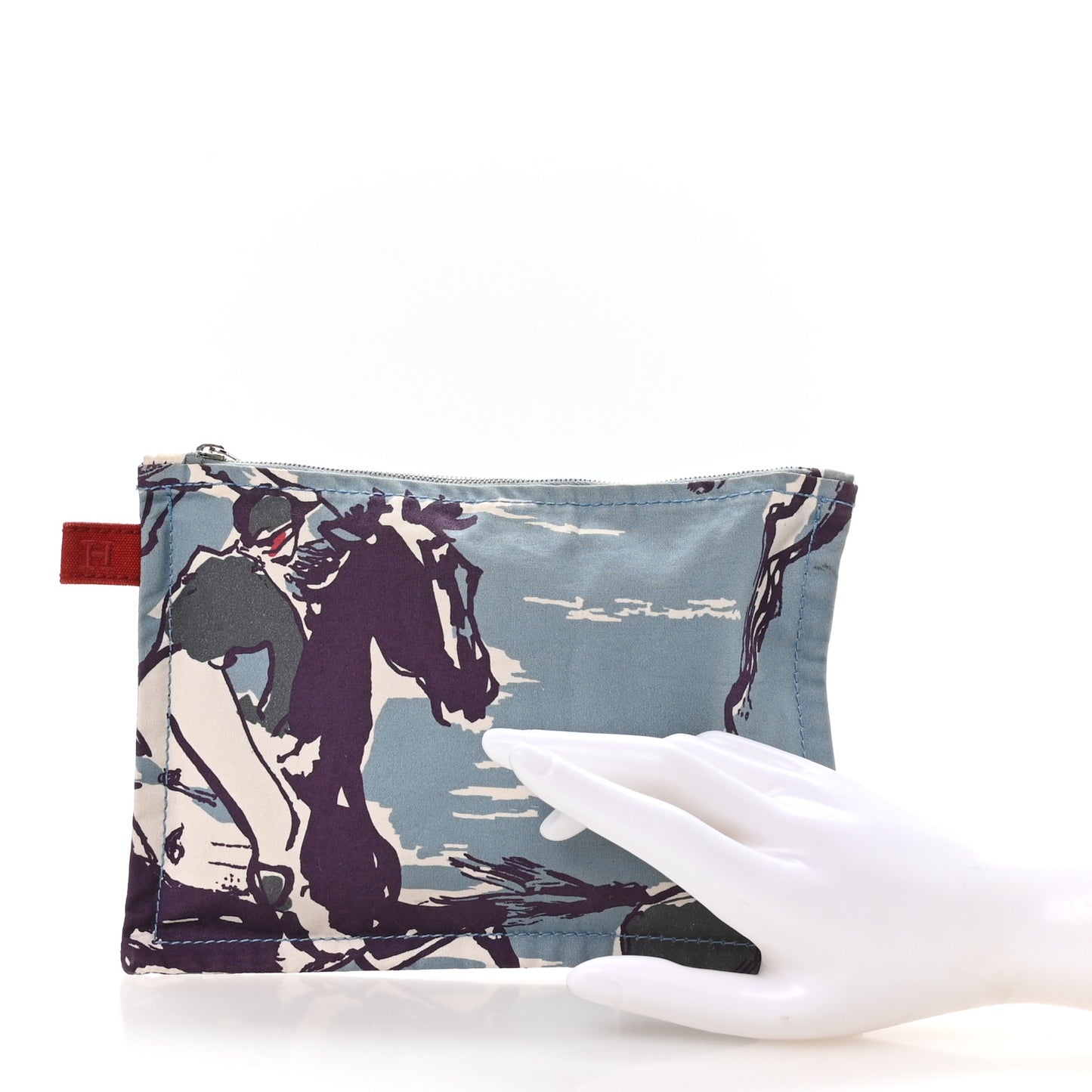 Toile Flat Equateur Trousse PM Bleu Multicolor