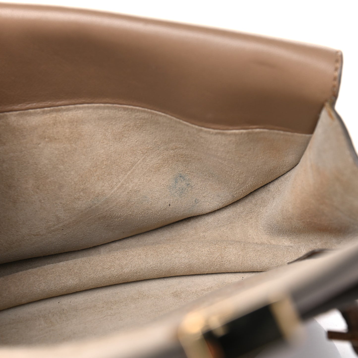Calfskin Georgia Crossbody Bag Chestnut Cream