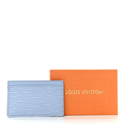 Louis Vuitton Epi Card Holder Celestial Blue 7 of 7