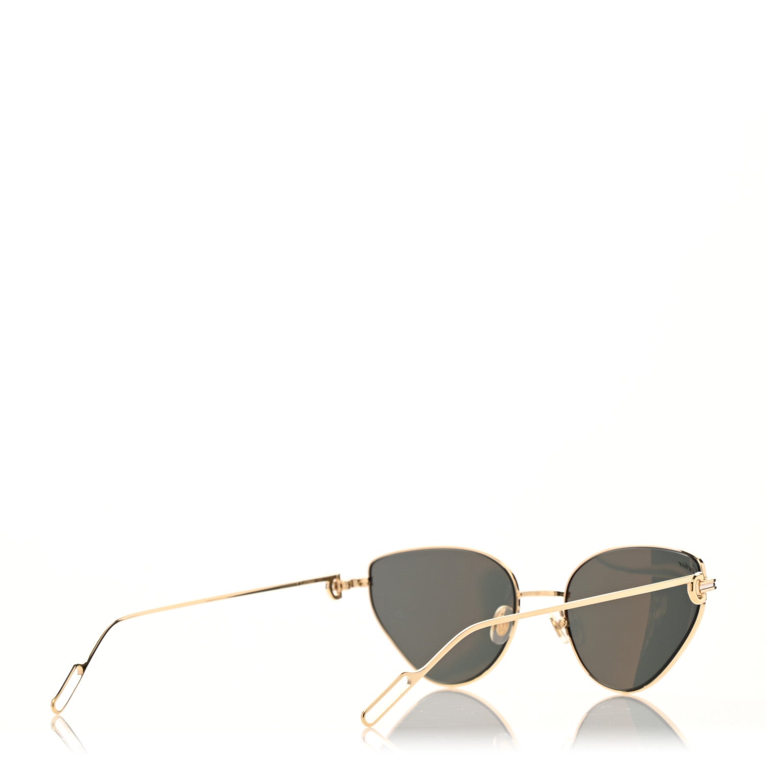 Cartier Cat Eye Sunglasses Gold 4 of 8