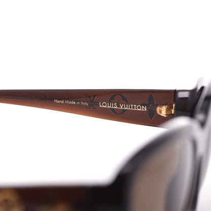 Louis Vuitton Acetate Obsession Sunglasses Z0624W Brown Glitter 5 of 6