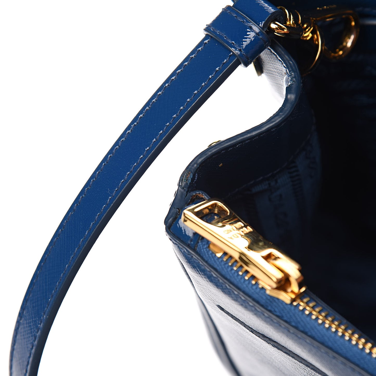 Saffiano Vernice Medium Galleria Double Zip Tote Ottanio