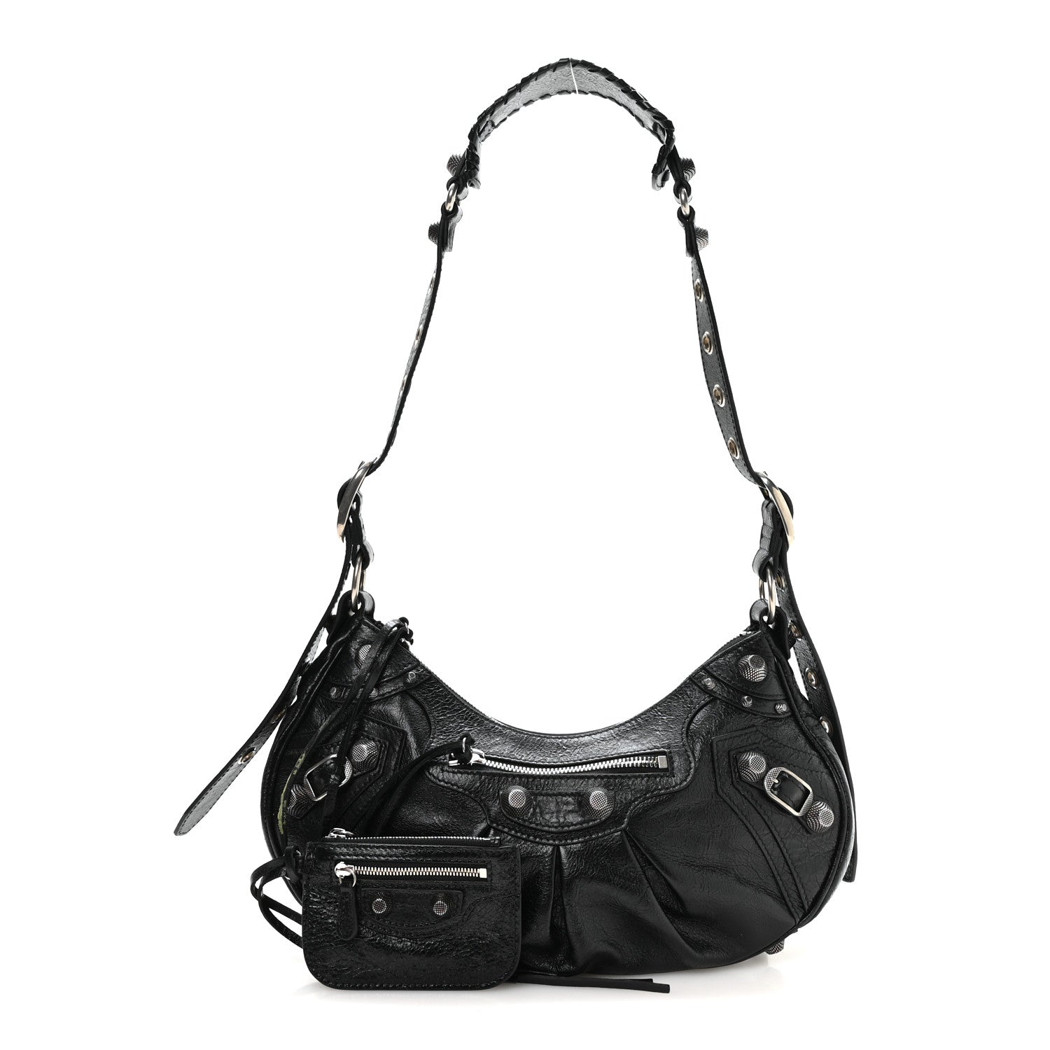 Balenciaga Agneau Arena Small Le Cagole Shoulder Bag Black 3 of 11