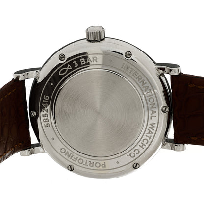 IWC Stainless Steel Crocodile Diamond 37mm Portofino Automatic Watch IW458101 4 of 4