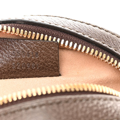 Gucci GG Supreme Monogram Web Mini Ophidia Round Shoulder Bag Brown 7 of 12