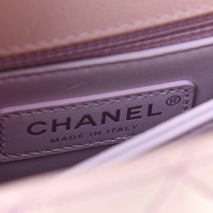 Chanel Iridescent Caviar Quilted Mini Coco Handle Flap Pink 6 of 9