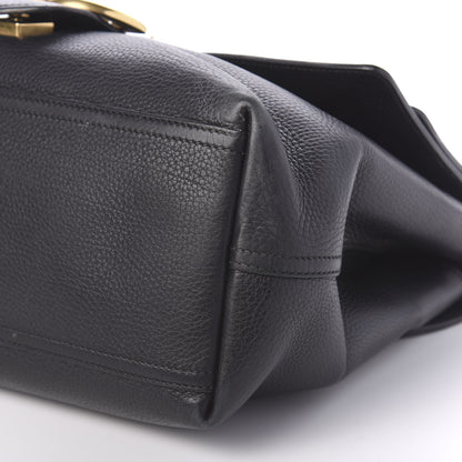 Gucci Calfskin Large GG Marmont Shoulder Bag Black 7 of 11