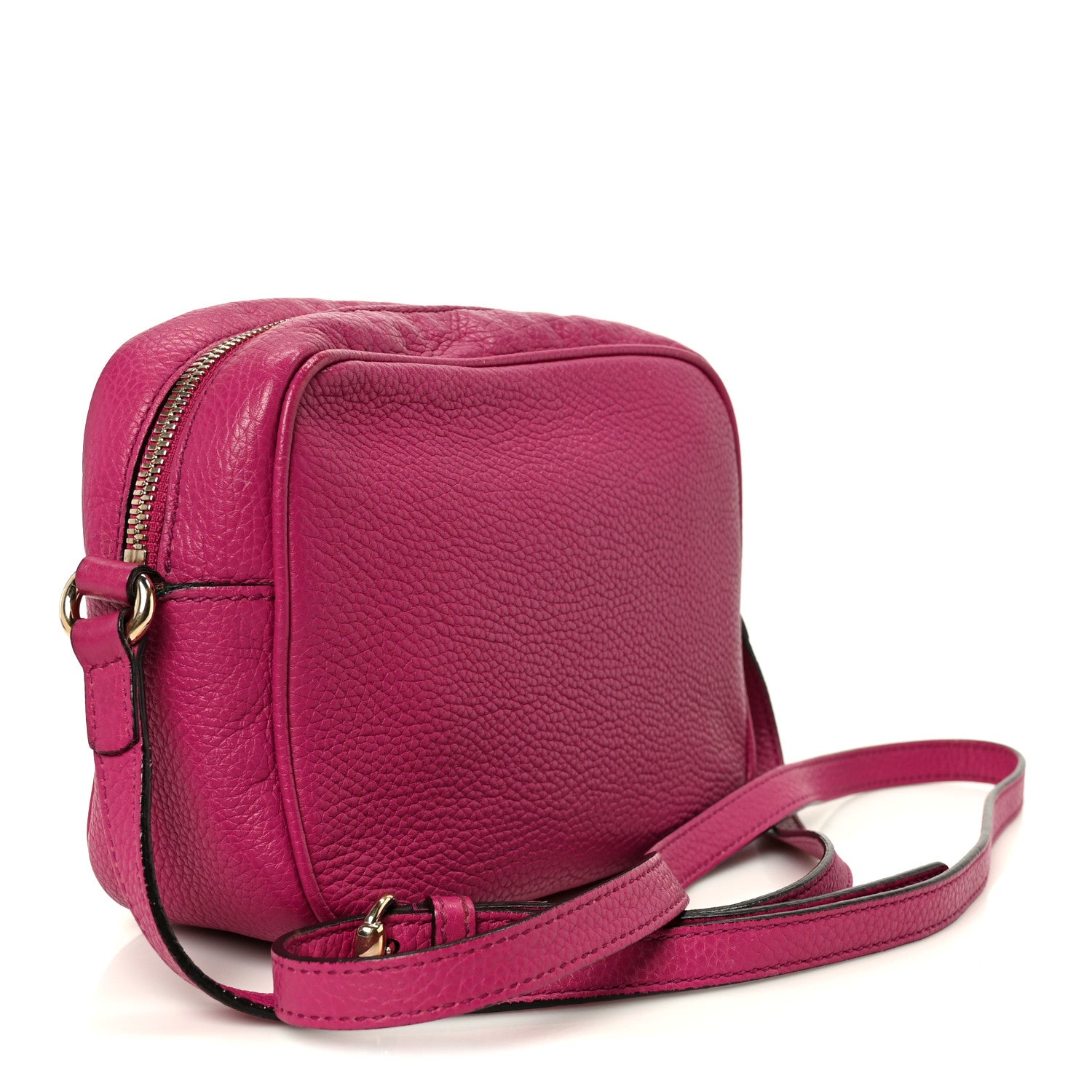 Gucci Cellarius Calfskin Small Soho Disco Bag Bright Bouganville 3 of 11