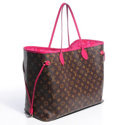 Louis Vuitton Monogram Articles de Voyage Ikat Neverfull GM Rose Indien 3 of 8